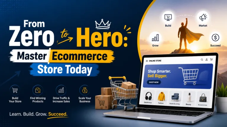 From Zero to Hero: Master Ecommerce Store Today