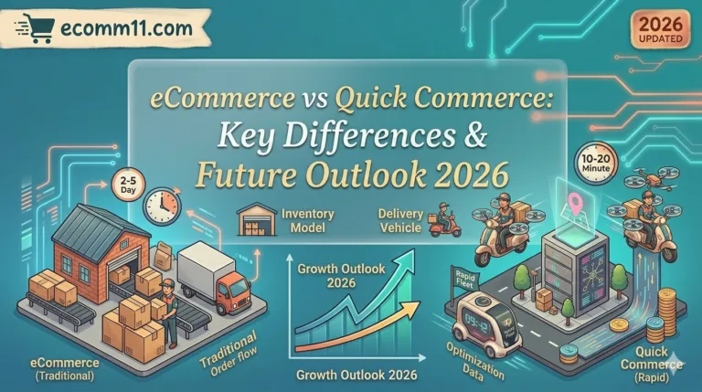 eCommerce vs Quick Commerce: Key Differences & Future Outlook 2026