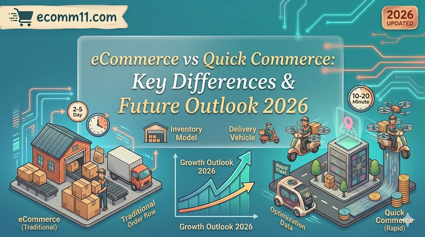 eCommerce vs Quick Commerce: Key Differences & Future Outlook 2026